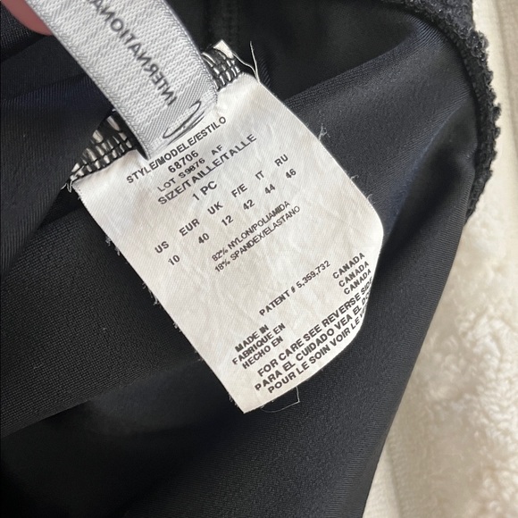 INC International Concepts Black One Piece Swimsuit! - Picture 6 of 6